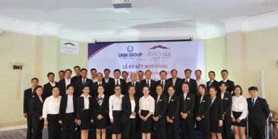 The premier meeting of UHM Group with all officials and employees of Dalat Edensee Lake Resort & Spa